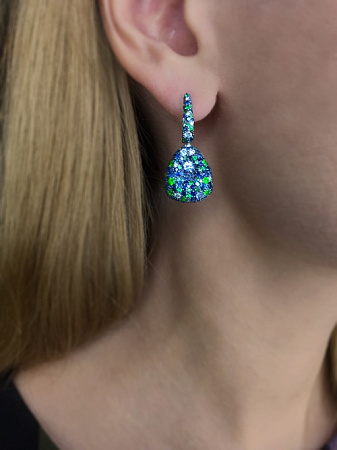 Серьги Лагуна