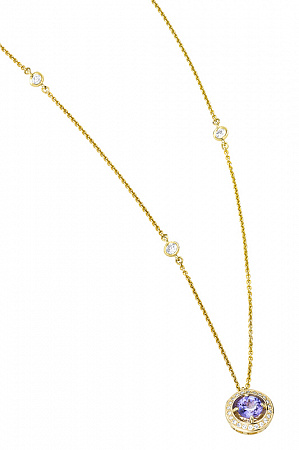 Колье Альтаир с танзанитом Колье Альтаир с танзанитом