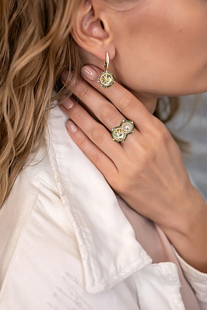 Серьги Тандем