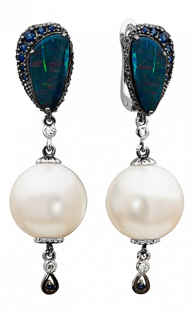 Серьги Северное сияние