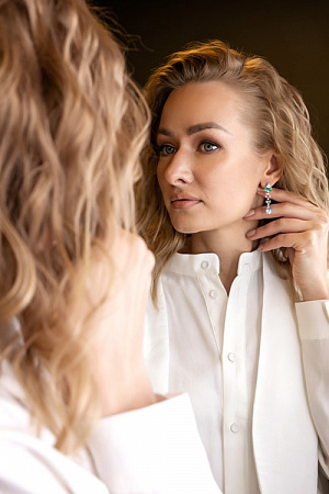 Серьги Green Aqua