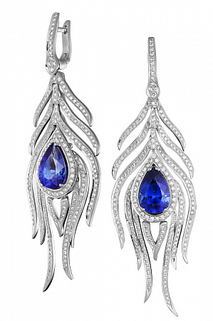 Серьги Night Bird