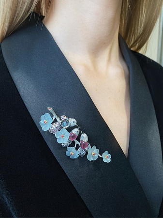 Брошь Нежность утра