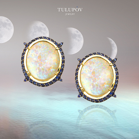 Серьги Лунный свет