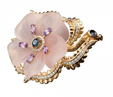 Брошь Pink flower Брошь Pink flower