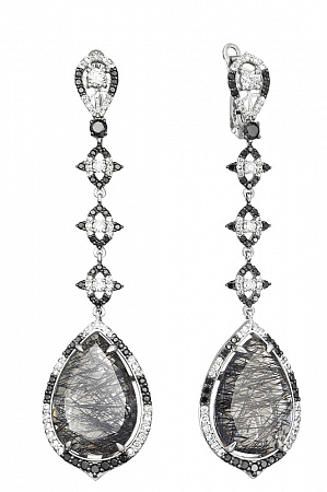 Серьги Black Tie