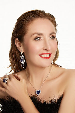 Серьги Night Bird