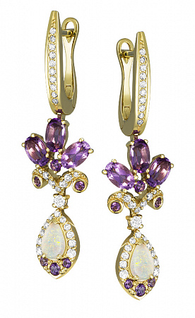 Серьги Нежность 4