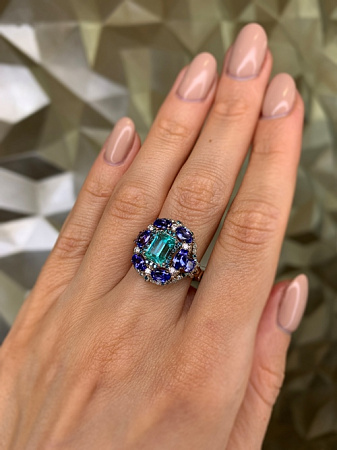 Кольцо Paraiba Кольцо Paraiba