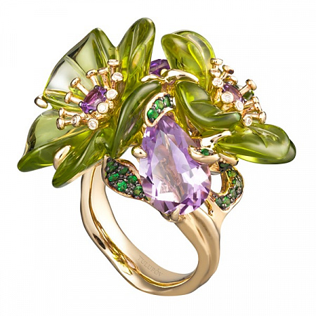 Кольцо Green Flower