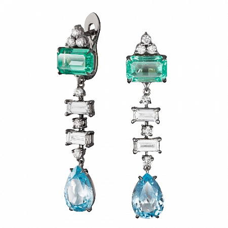 Серьги Green Aqua