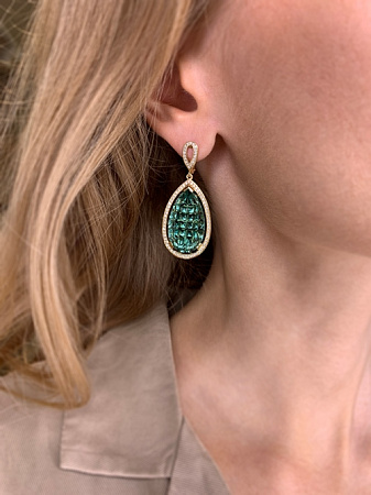 Серьги Боярыня